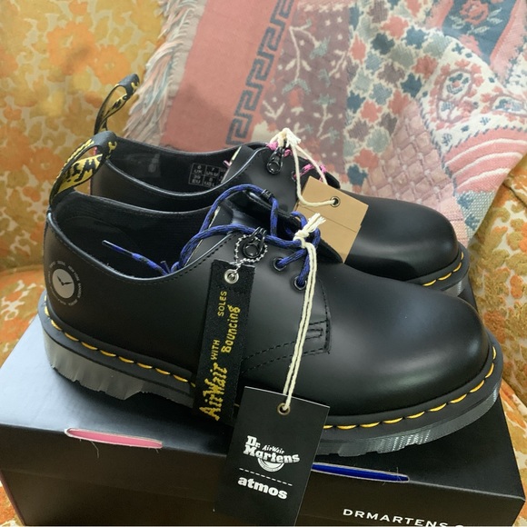 NWT Dr. Martens x atmos collab limited edition 1461 low top shoes - Picture 2 of 9